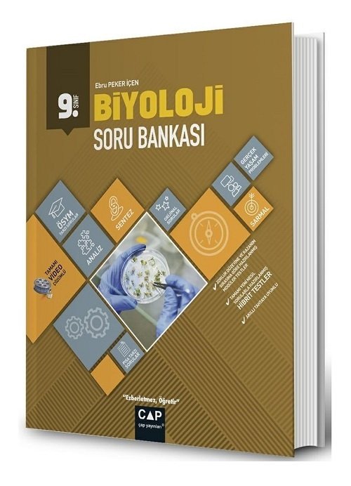 Çap Yayınları 9. Sınıf Biyoloji Soru Bankası Anadolu Liseleri Video Çözümlü Çap Yayınları