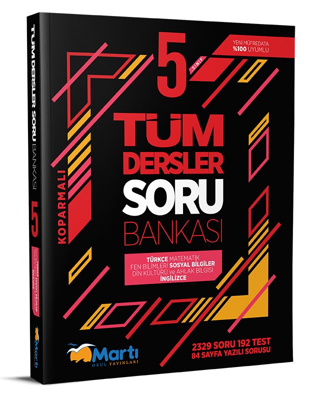 SÜPER FİYAT - Martı Okul 5. Sınıf Tüm Dersler Soru Bankası Martı Okul Yayınları