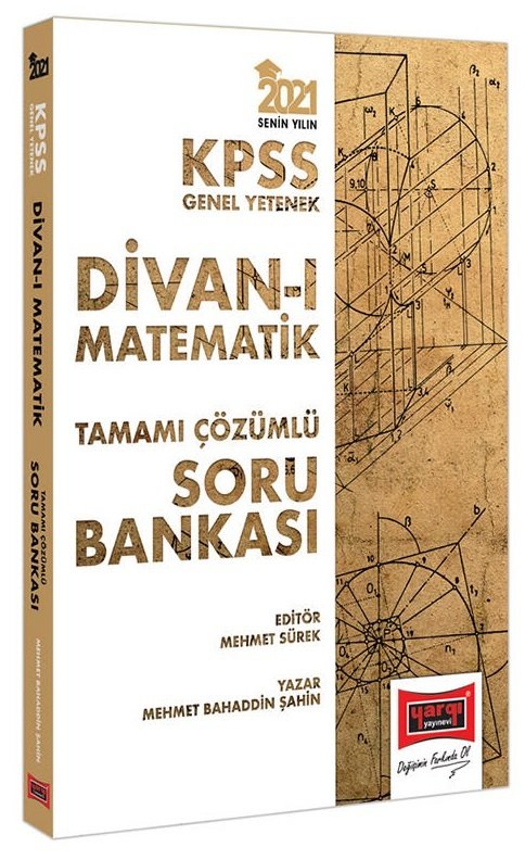 Yargı 2021 KPSS Divanı Matematik Soru Bankası Çözümlü - Mehmet Bahaddin Şahin Yargı Yayınları