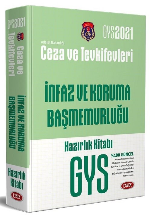 Data 2021 GYS Ceza Tevkifevleri İnfaz ve Koruma Başmemurluğu Konu Anlatımlı Hazırlık Kitabı Data Yayınları