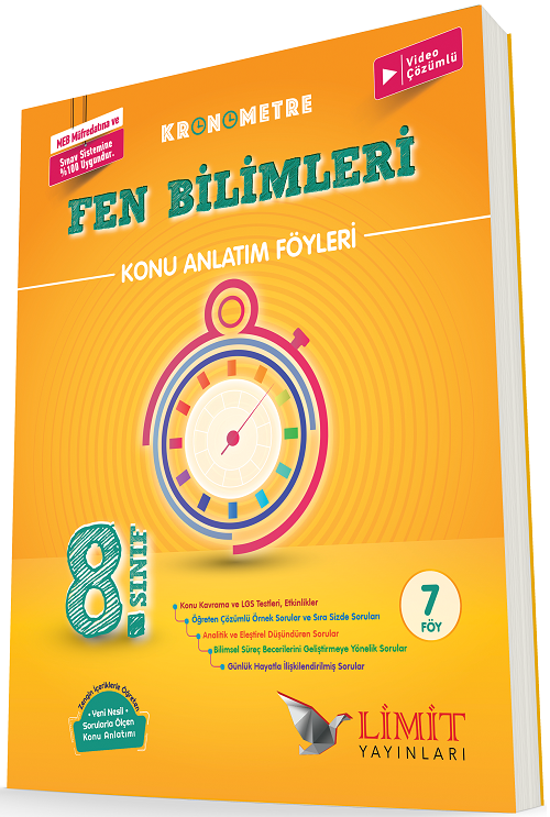 Limit 8. Sınıf Fen Bilimleri Kronometre Konu Anlatım Föyleri Limit Yayınları