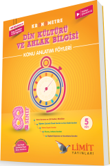 Limit 8. Sınıf Din Kültürü ve Ahlak Bilgisi Kronometre Konu Anlatım Föyleri Limit Yayınları