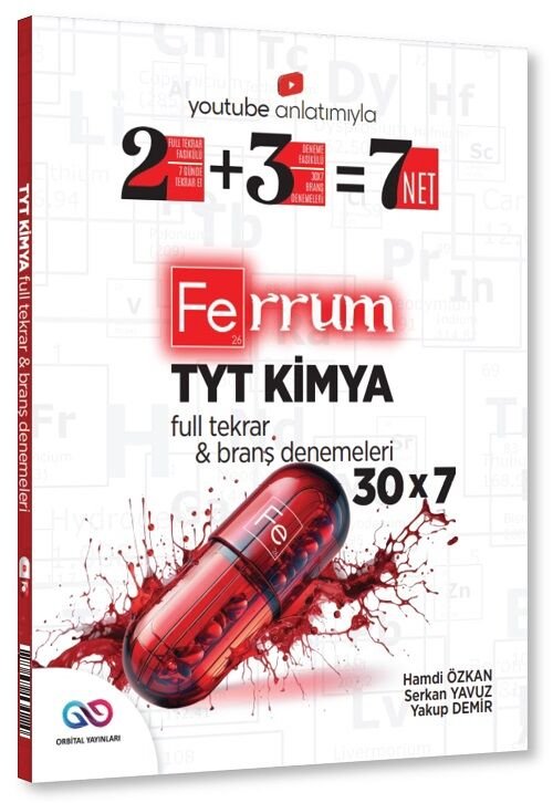 Orbital YKS TYT Kimya Ferrum 30x7 Deneme Orbital Yayınları