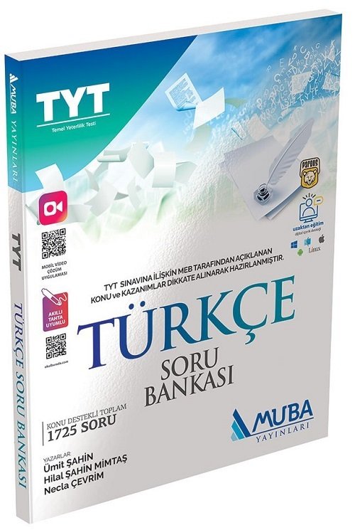 Muba YKS TYT Türkçe Soru Bankası Muba Yayınları