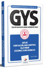 Dizgi Kitap 2021 GYS İçişleri Bakanlığı Şeflik, Veri Hazırlama Kontrol İşletmenliği Soru Bankası Çözümlü Görevde Yükselme Dizgi Kitap