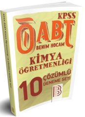 SÜPER FİYAT - Benim Hocam 2019 ÖABT Kimya Öğretmenliği 10 Deneme Çözümlü Benim Hocam Yayınları