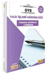 Makro Kitabevi 2023 GYS Adalet Bakanlığı Yazı İşleri Müdürlüğü 5 Deneme Çözümlü Görevde Yükselme Makro Kitabevi