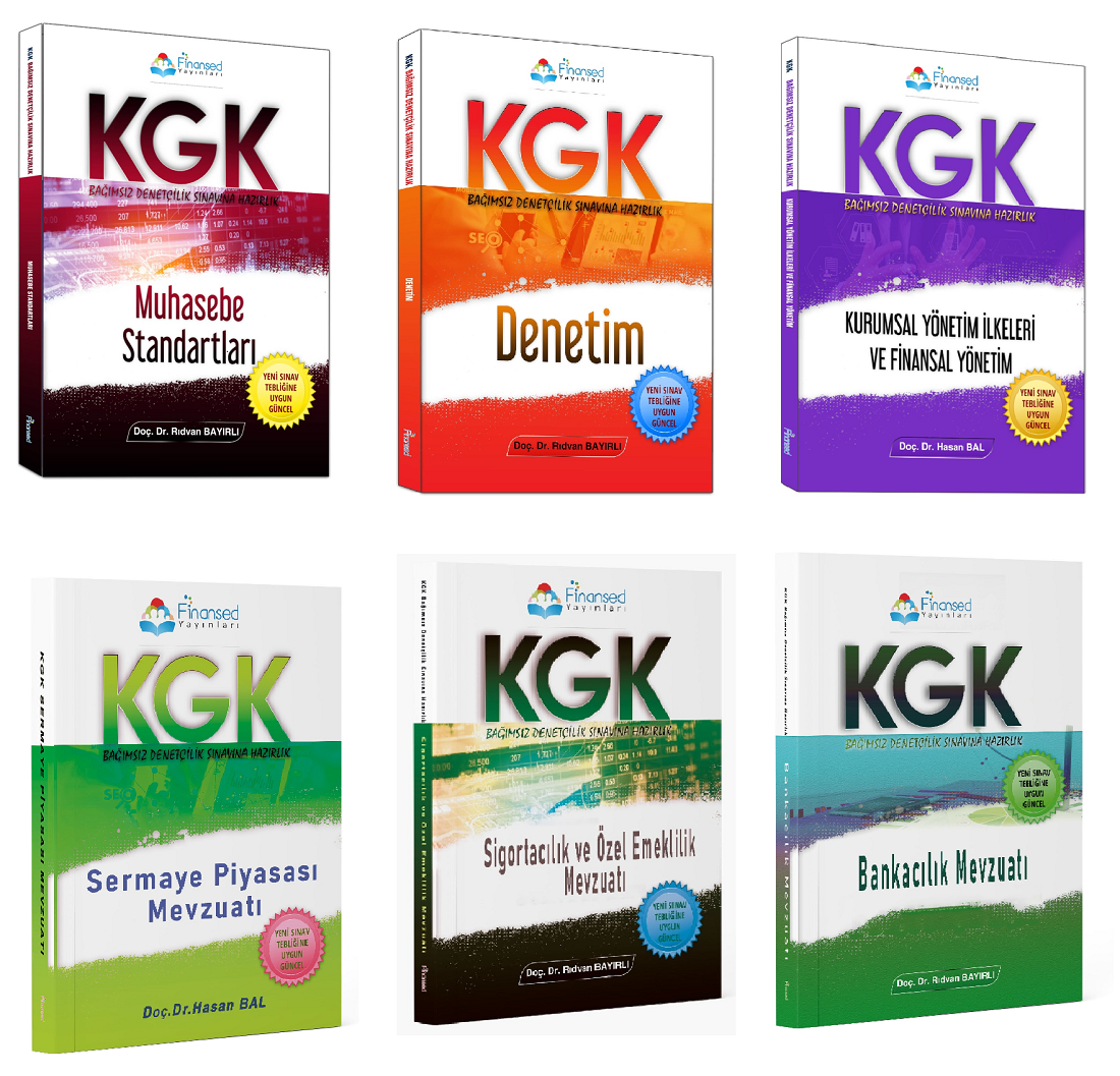 Finansed KGK Bağımsız Denetçilik Konu Anlatım 6 lı Set Finansed Yayınları