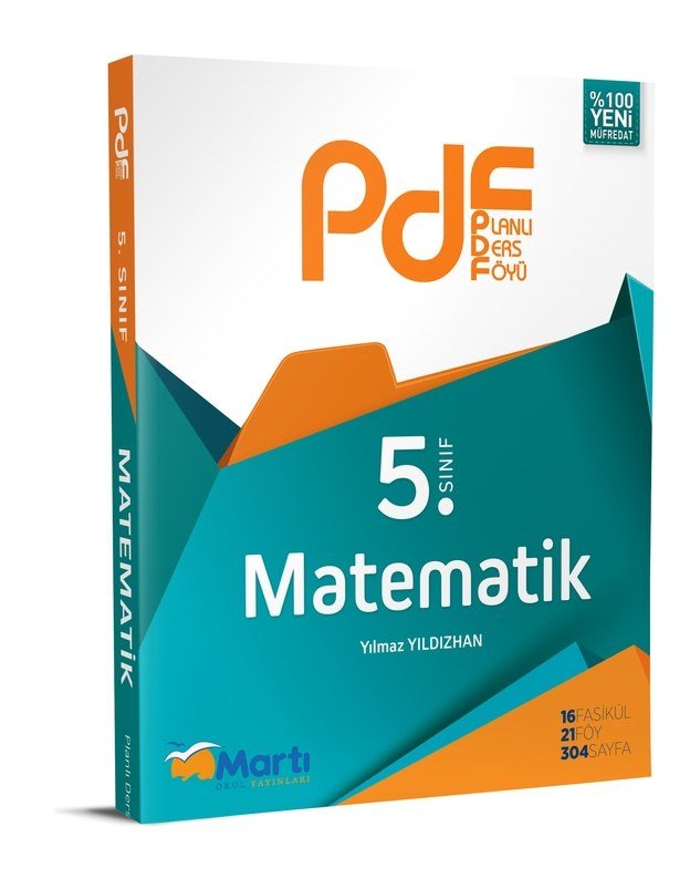 SÜPER FİYAT - Martı Okul 5. Sınıf Matematik PDF Planlı Ders Föyü Konu Anlatımlı Martı Okul Yayınları