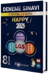 İdol 2021 8. Sınıf LGS 3 lü Happy Deneme İdol Yayınları