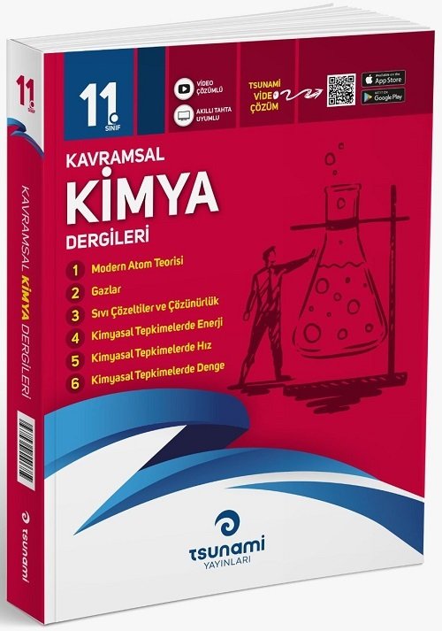 Tsunami 11. Sınıf Kimya Kavramsal Dergileri (6 Fasikül) Tsunami Yayınları