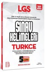 Benim Hocam 8. Sınıf LGS Türkçe Sınav Kelimeleri 5 Deneme İlaveli Benim Hocam Yayınları