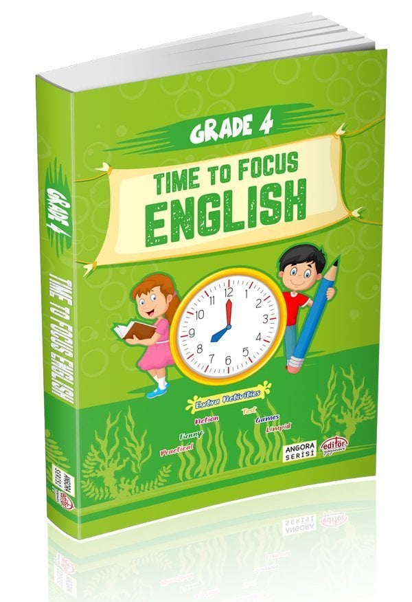 Editör 4. Sınıf Time to Focus English Grade 4 Angora Serisi Editör Yayınları