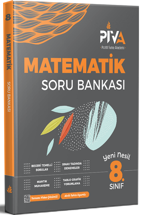 Piva 8. Sınıf Matematik Soru Bankası Piva Yayınları