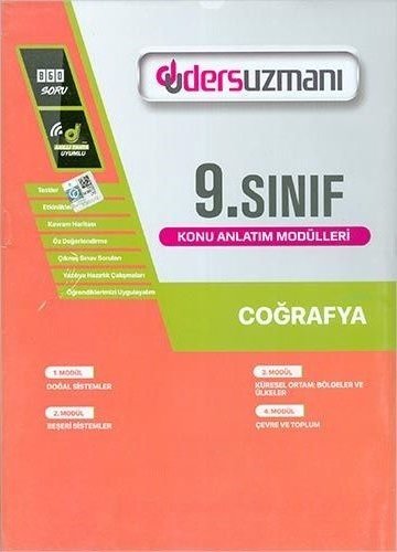 Ders Uzmanı 9. Sınıf Coğrafya Konu Anlatım Modülleri Ders Uzmanı Yayınları