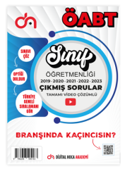 Dijital Hoca ÖABT Sınıf Öğretmenliği Son 5 Yıl Çıkmış Sorular Video Çözümlü Dijital Hoca Akademi