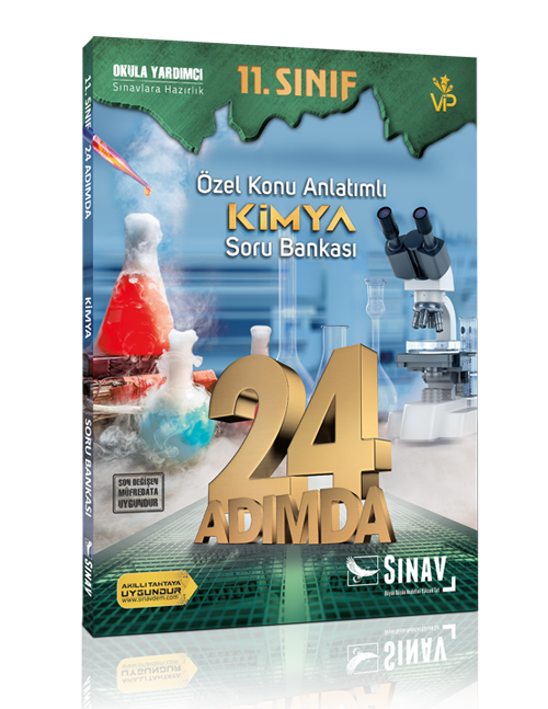 Sınav 11. Sınıf Kimya 24 Adımda Özel Konu Anlatımlı Soru Bankası Sınav Yayınları