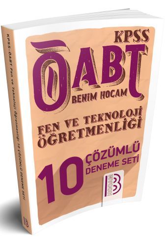 SÜPER FİYAT - Benim Hocam 2019 ÖABT Fen ve Teknoloji Öğretmenliği 10 Deneme Çözümlü Benim Hocam Yayınları