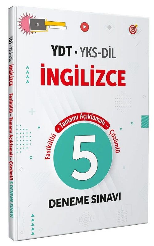 Editör YDT YKSDİL İngilizce Fasiküllü 5 Deneme Editör Yayınları