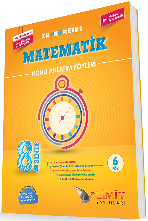 Limit 8. Sınıf Matematik Kronometre Konu Anlatım Föyleri Limit Yayınları