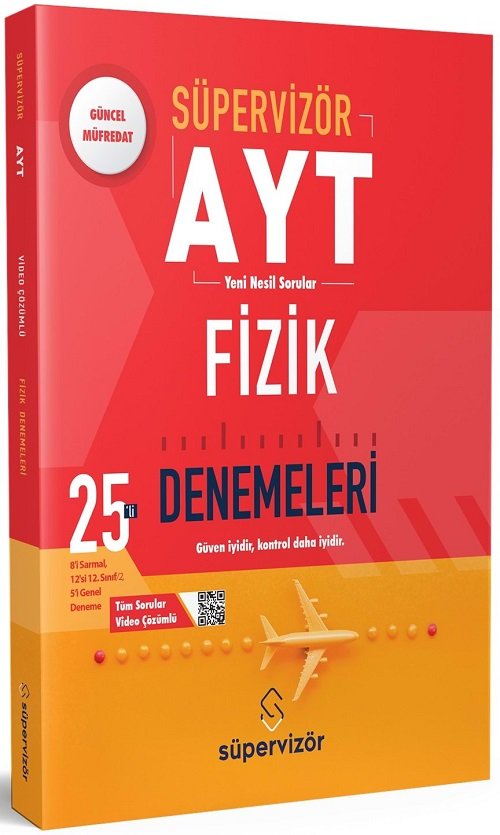 Süpervizör YKS AYT Fizik 25 li Deneme Süpervizör Yayınları