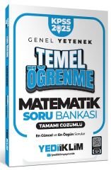 Yediiklim 2025 KPSS Matematik Temel Öğrenme Soru Bankası Çözümlü Yediiklim Yayınları