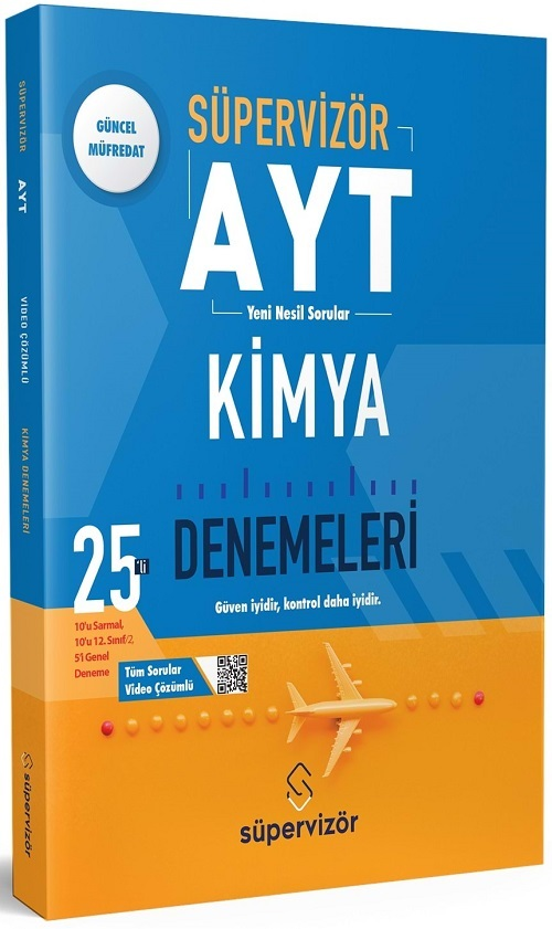 Süpervizör YKS AYT Kimya 25 li Deneme Süpervizör Yayınları