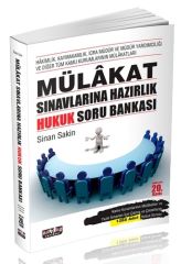 Savaş 2024 Mülakat Sınavlarına Hazırlık Hukuk Soru Bankası 20. Baskı - Sinan Sakin Savaş Yayınları