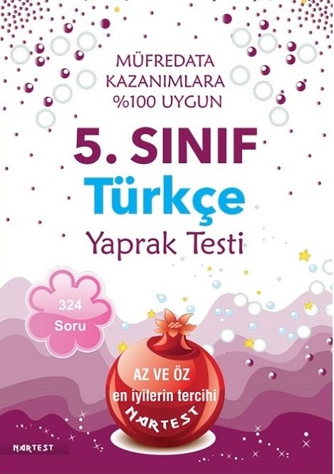 Nartest 5. Sınıf Türkçe Yaprak Test Nartest Yayınları