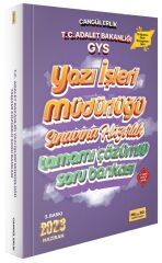 Makro Kitabevi 2023 GYS Adalet Bakanlığı Yazı İşleri Müdürlüğü Soru Bankası Çözümlü Görevde Yükselme Makro Kitabevi