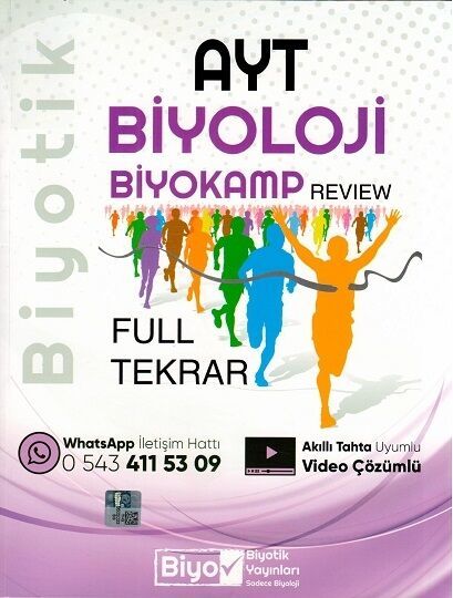 Biyotik YKS AYT Biyoloji Biyokamp Review Full Tekrar Biyotik Yayınları