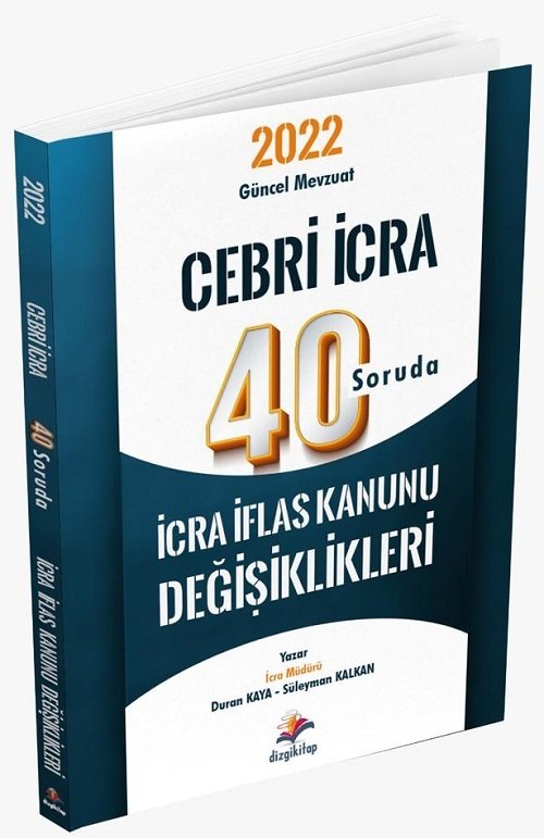 Dizgi Kitap 2022 Cebri İcra 40 Soruda İcra İflas Kanunu Değişiklikleri Dizgi Kitap