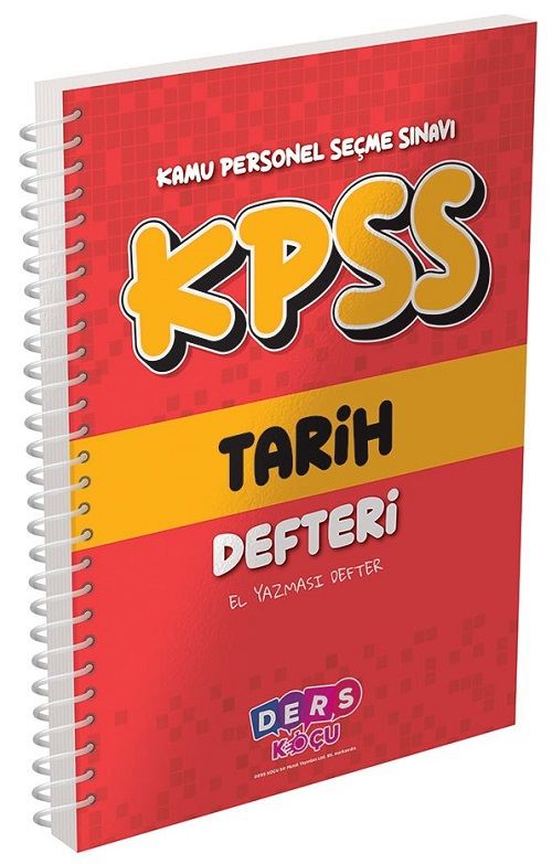 Ders Koçu KPSS Tarih Defteri Ders Koçu Yayınları