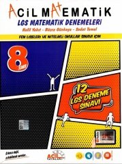 Acil 8. Sınıf LGS Acil Matematik 12 Deneme Acil Yayınları