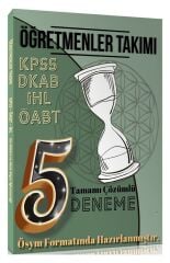 Öğretmenler Takımı ÖABT Din Kültürü ve Ahlak Bilgisi Öğretmenliği 5 Deneme Çözümlü Öğretmenler Takımı