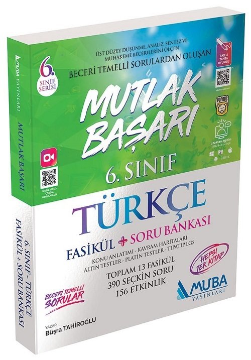 Muba 6. Sınıf Türkçe Mutlak Başarı Fasikül + Soru Bankası Muba Yayınları