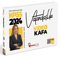 SÜPER FİYAT - Hoca Kafası 2024 KPSS Vatandaşlık Video Kafa Notlar - Esra Özkan Karaoğlu Hoca Kafası Yayınları