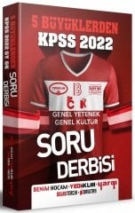 Benim Hocam 2022 KPSS Genel Yetenek Genel Kültür 5 Büyüklerden Soru Derbisi Soru Bankası Benim Hocam Yayınları