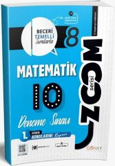 Günay 8. Sınıf 1. Dönem Matematik Zoom 10 Deneme Günay Yayınları