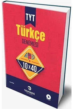 Tsunami YKS TYT Türkçe 10x40 Deneme Tsunami Yayınları