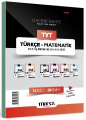 Marka 2025 YKS TYT Türkçe Matematik 6 Fasikül 38 Deneme Set Marka Yayınları