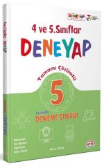 Editör 4. ve 5. Sınıf Tüm Dersler Deneyap 5 Fasiküllü Deneme Çözümlü Editör Yayınları