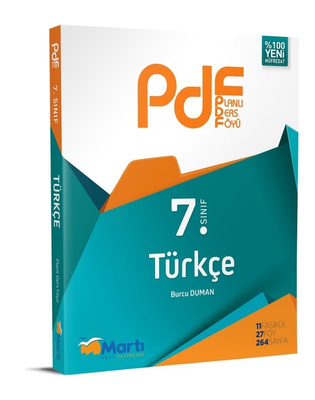 Martı Okul 7. Sınıf Türkçe PDF Planlı Ders Föyü Martı Okul Yayınları