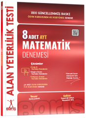 Barış YKS AYT Matematik 8 Deneme Çözümlü Barış Yayınları