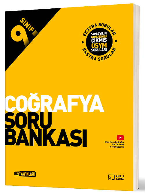 Hız Yayınları 9. Sınıf Coğrafya İpucu Soru Bankası Hız Yayınları