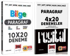 SÜPER FİYAT - Yargı TYT AYT KPSS ALES DGS MSÜ Paragraf 14x20 Deneme 2 li Set Yargı Yayınları