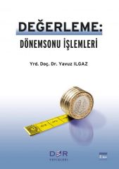 Der Yayınları Değerleme, Dönemsonu İşlemleri - Yavuz Ilgaz Der Yayınları