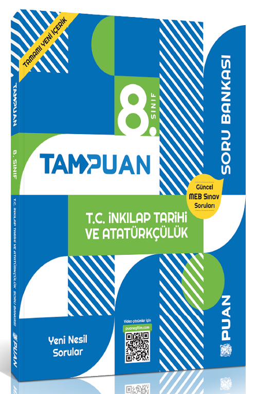 Puan 8. Sınıf TC İnkılap Tarihi ve Atatürkçülük Tam Puan Soru Bankası Puan Yayınları