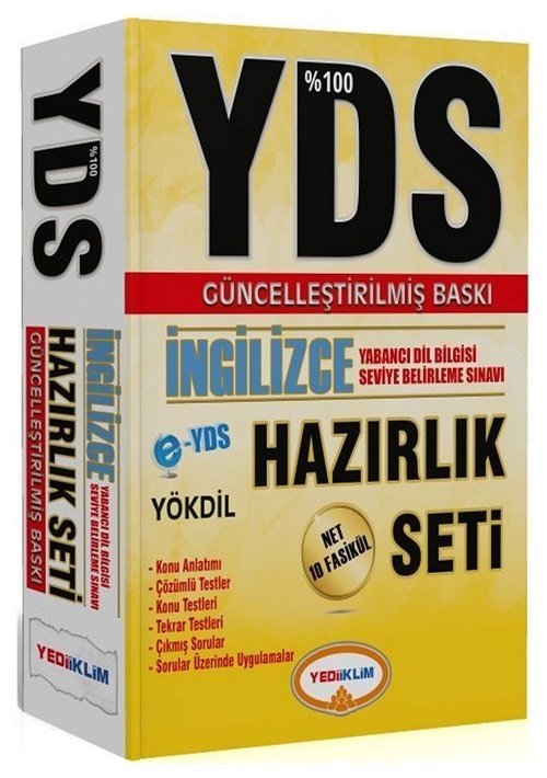 Yediiklim YDS YÖKDİL Hazırlık Seti Yediiklim Yayınları