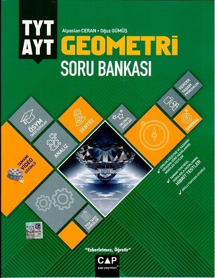 Çap Yayınları YKS TYT AYT Geometri Soru Bankası Video Çözümlü Çap Yayınları